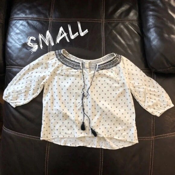 Forever 21 sz S 3/4 Sleeve Lightweight Blouse - Picture 1 of 5